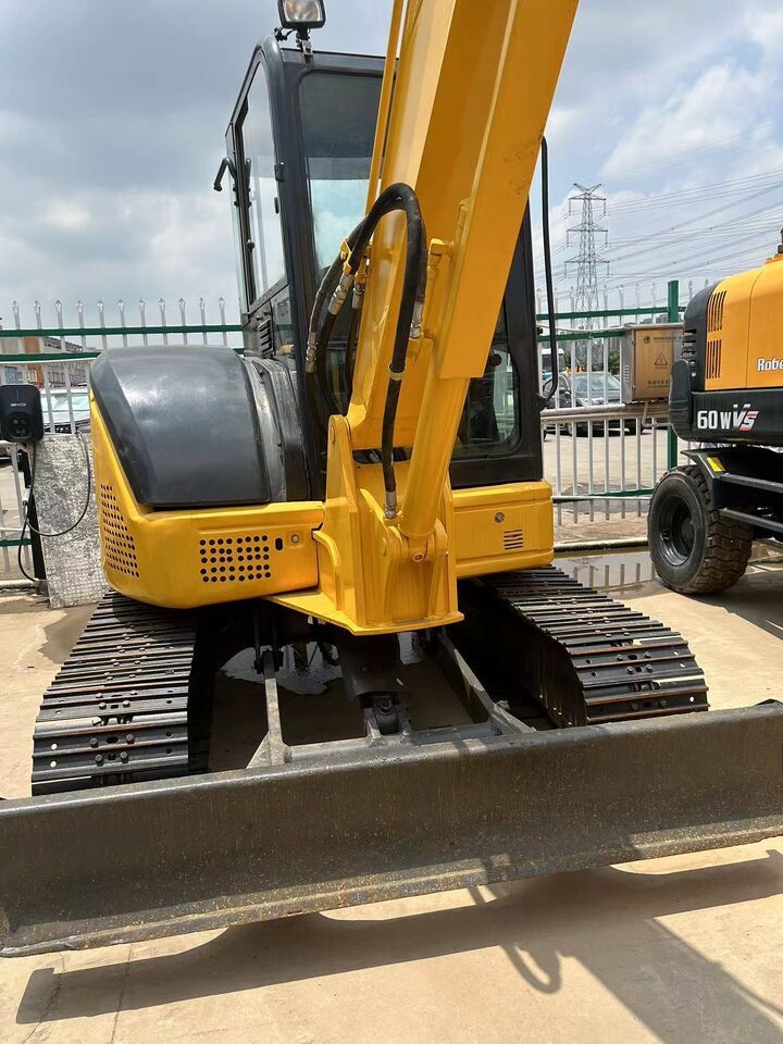 2022 Komatsu PC55 mini excavator, rear view with blade