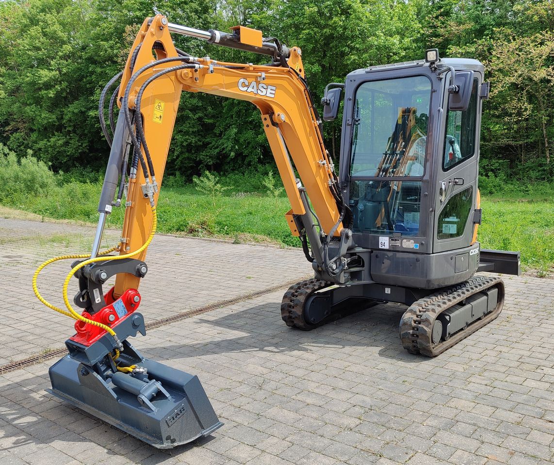 2022 CASE CX26C mini excavator, side view 2022 CASE CX26C mini excavator, side view