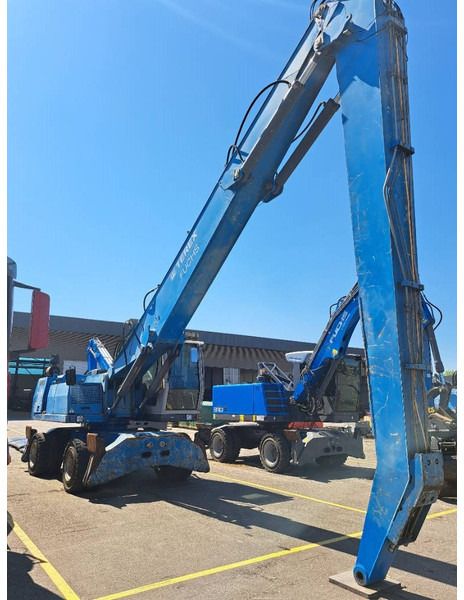2006 Fuchs MHL350C material handler, low-angle side view