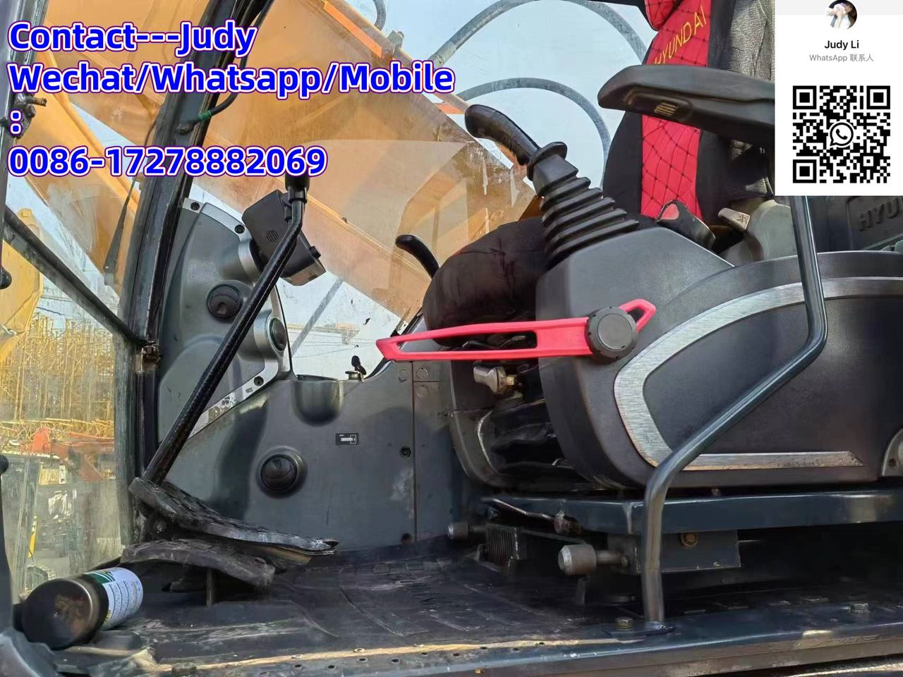 2021 Hyundai R305LC-9T crawler excavator interior view