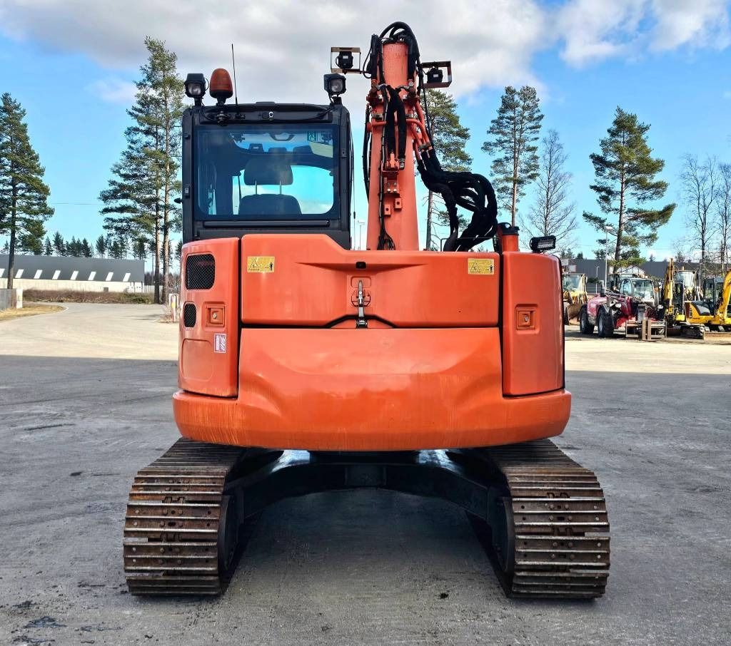 2014 Hitachi ZX85US-5A mini excavator, rear view 2014 Hitachi ZX85US-5A mini excavator, rear view