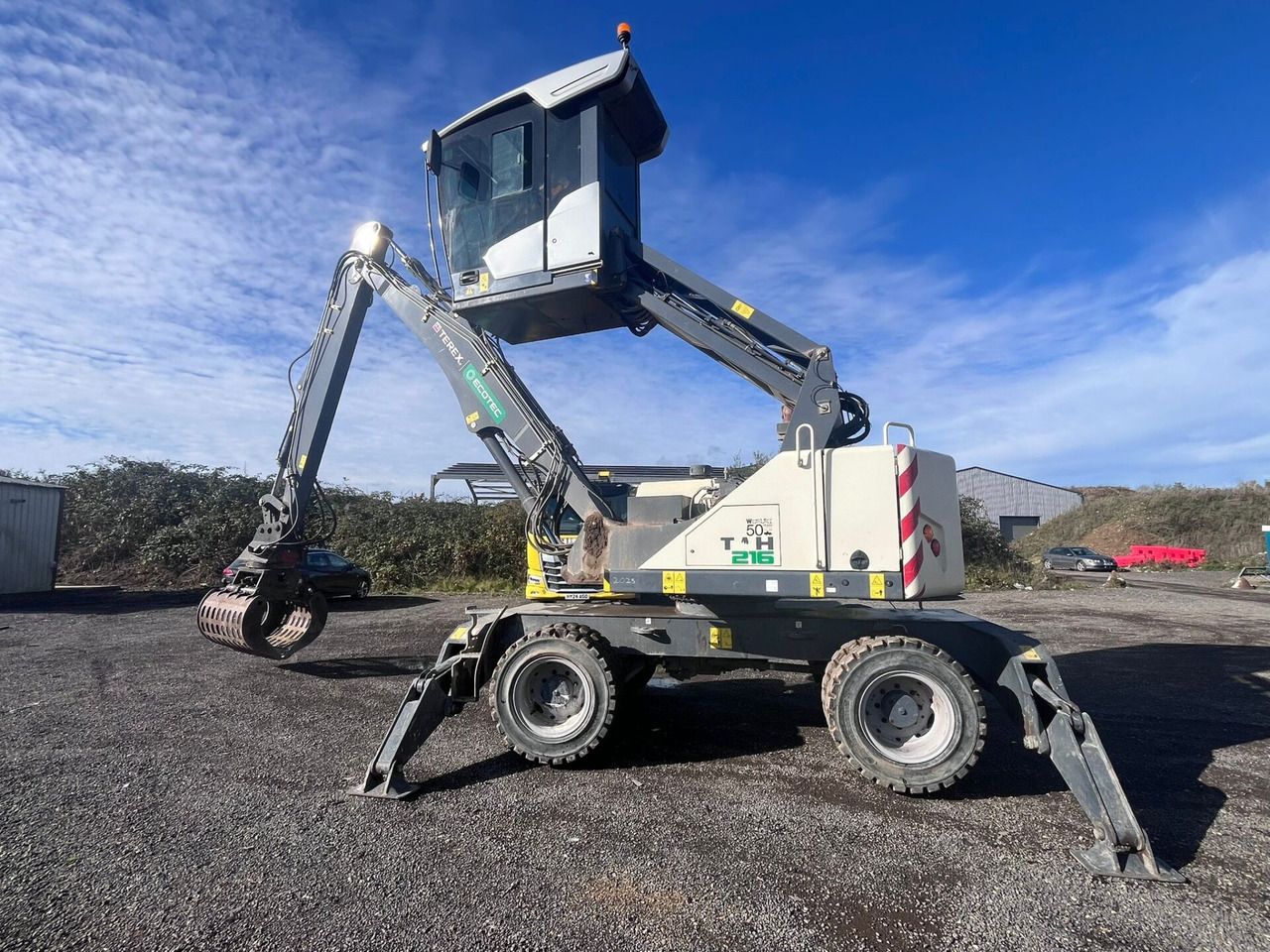 2020 Terex TWH 216 S5 material handler, side view