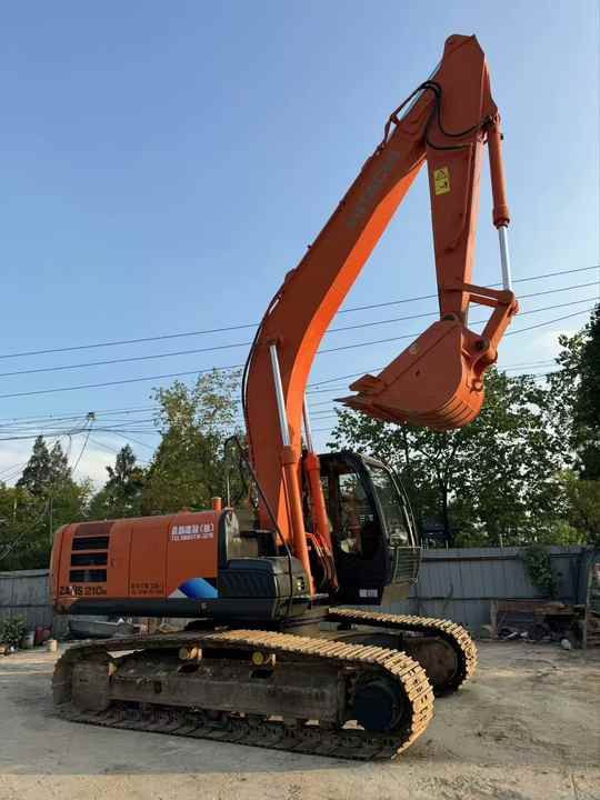 Hitachi ZAXIS 210 crawler excavator, side view