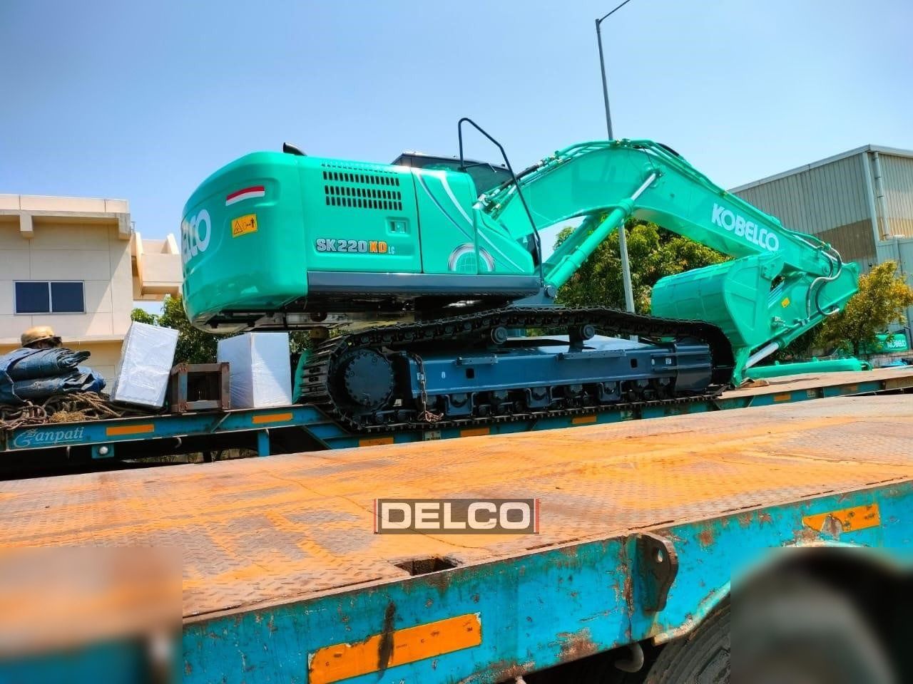 2026 Kobelco SK220XDLC crawler excavator, rear three-quarter view