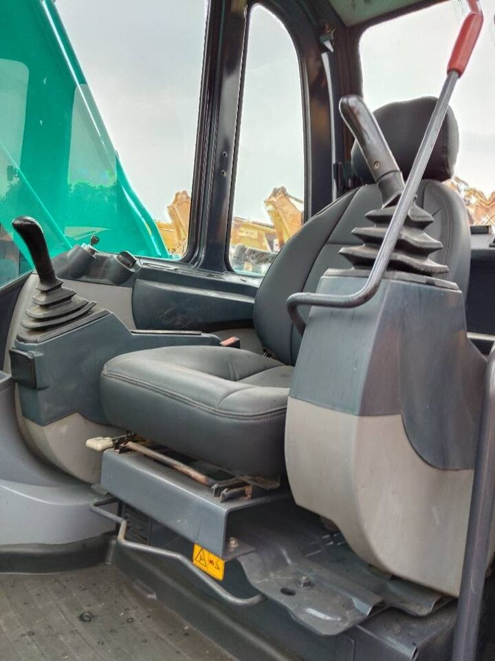 2024 Kobelco SK75 crawler excavator interior cab view