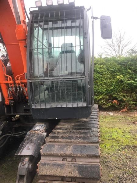 2017 Hitachi ZX135US crawler excavator cab view