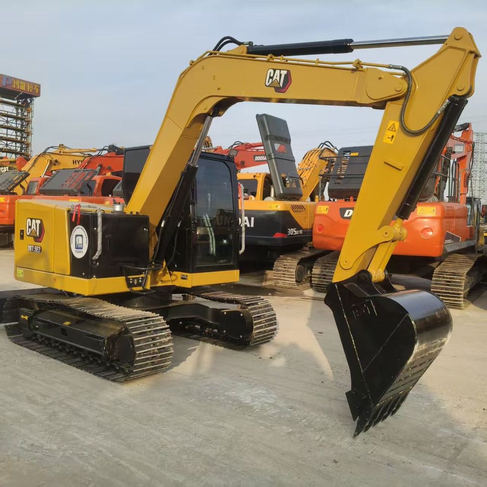 2022 Caterpillar 307.5E2 mini excavator, side view
