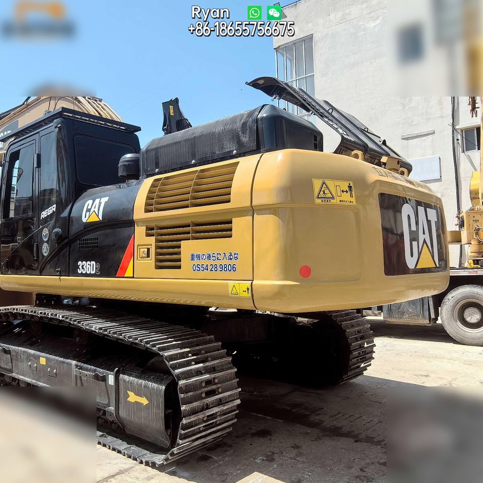 2023 Caterpillar 336D2 crawler excavator rear three-quarter view 2023 Caterpillar 336D2 crawler excavator rear three-quarter view