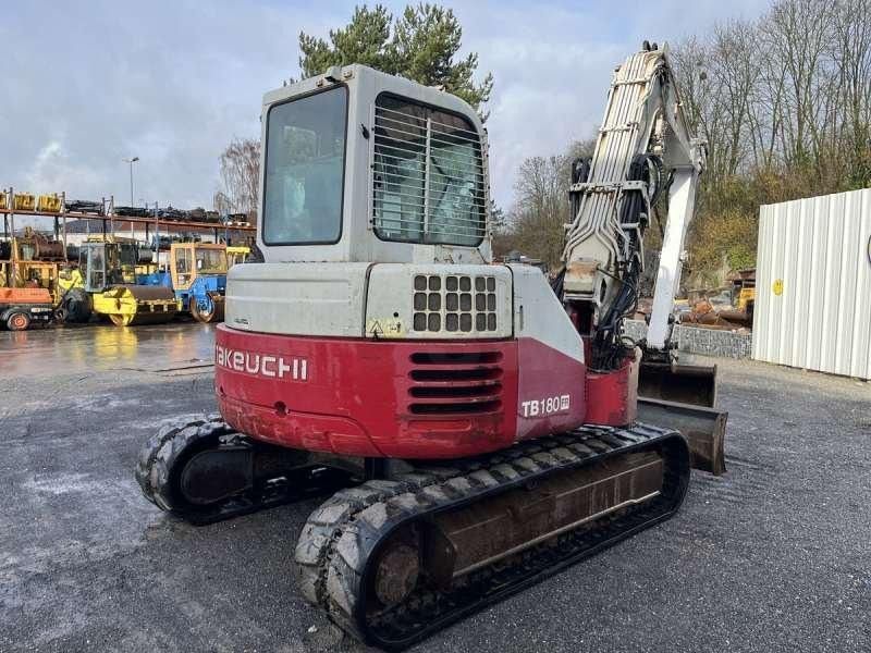 2007 Takeuchi TB180FR crawler excavator, rear three-quarter view 2007 Takeuchi TB180FR crawler excavator, rear three-quarter view