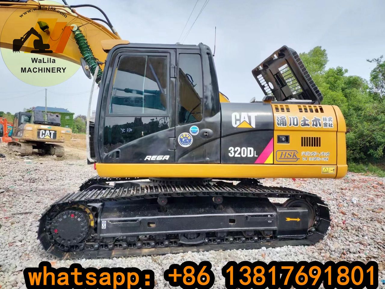Excavator pe șenile Caterpillar 320DL 2023 vedere laterală