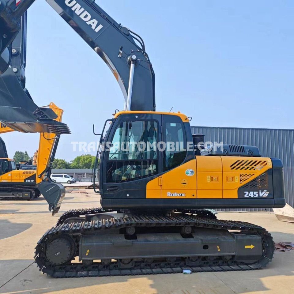 2026 Hyundai HX 245 VS crawler excavator, side profile view