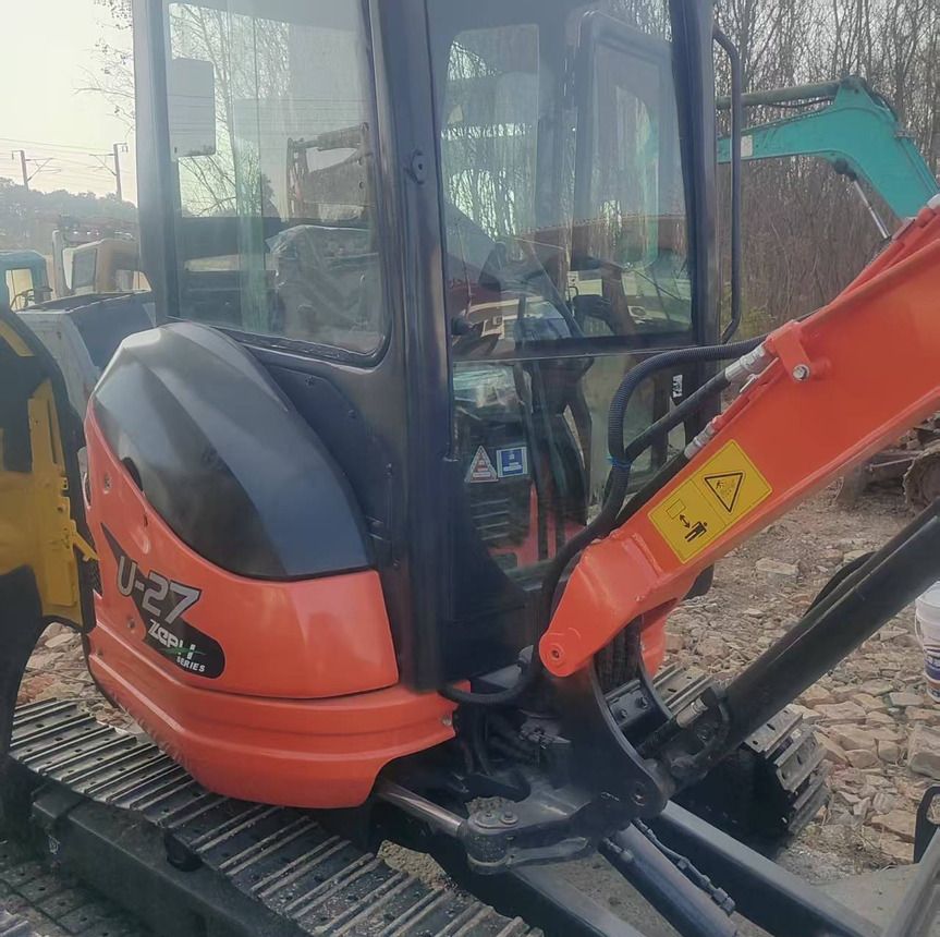 2022 Kubota U27 mini excavator side view 2022 Kubota U27 mini excavator side view