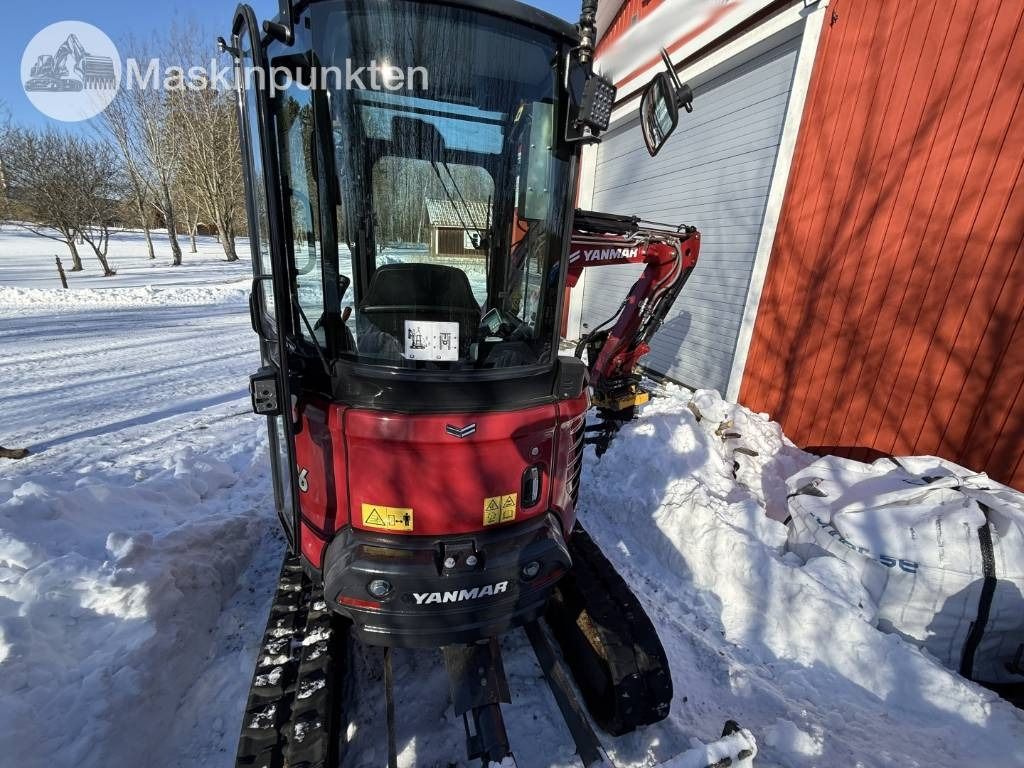2023 Yanmar VIO26-6 mini excavator, front view 2023 Yanmar VIO26-6 mini excavator, front view