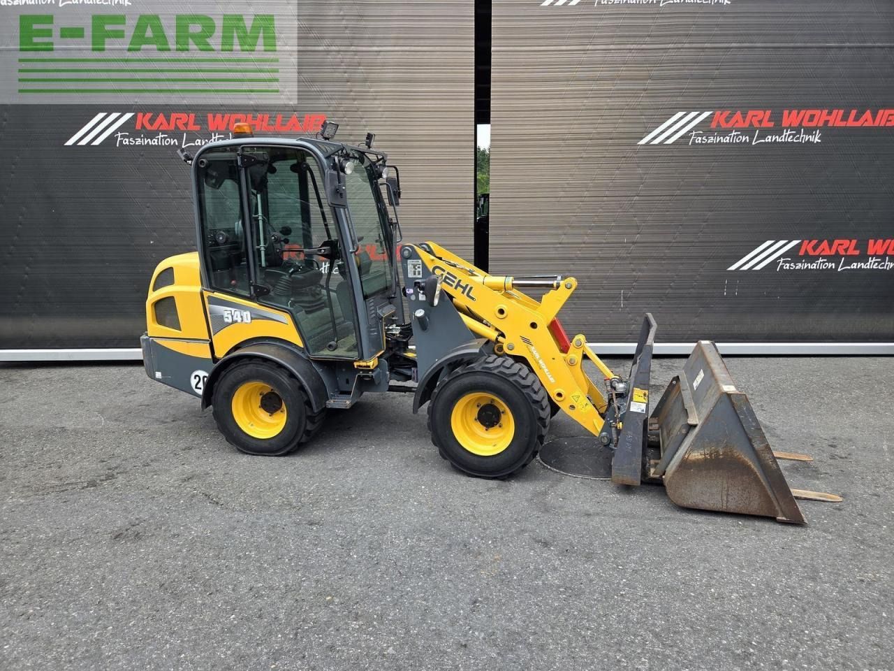 2017 Mustang AL540 mini excavator side view
