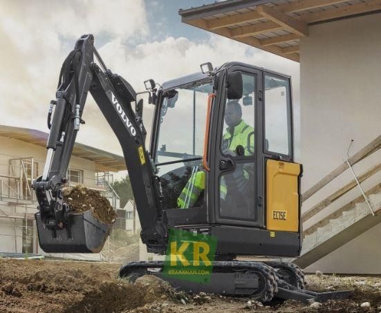 2026 Volvo EC15E crawler excavator, side view 2026 Volvo EC15E crawler excavator, side view