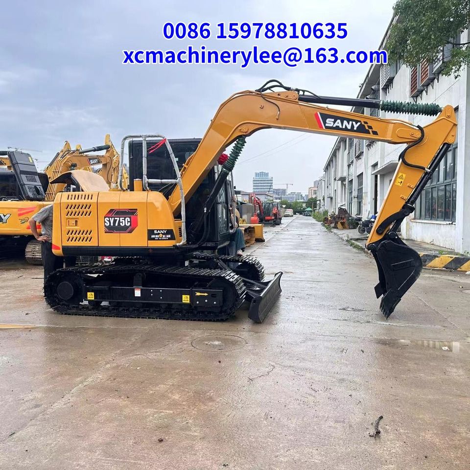 2024 Sany SY75C crawler excavator, side view 2024 Sany SY75C crawler excavator, side view