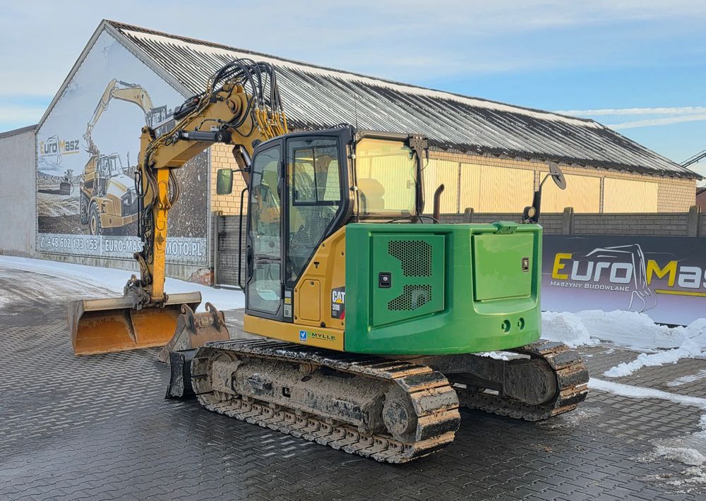 2019 Caterpillar 308C crawler excavator, rear three-quarter view 2019 Caterpillar 308C crawler excavator, rear three-quarter view
