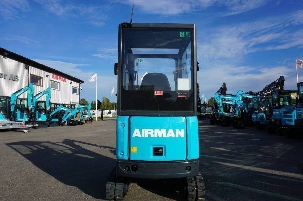 2021 Airman AX19-7 mini excavator, rear view 2021 Airman AX19-7 mini excavator, rear view