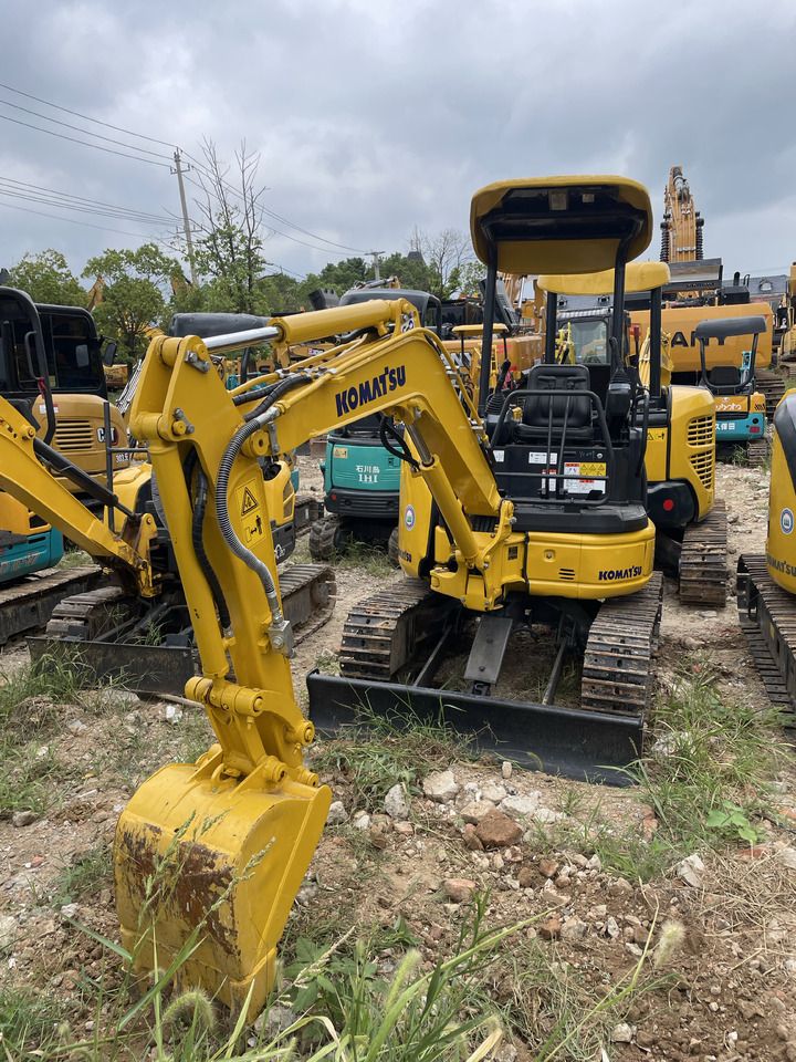 2022 Komatsu PC20MR-3 mini excavator, front three-quarter view 2022 Komatsu PC20MR-3 mini excavator, front three-quarter view