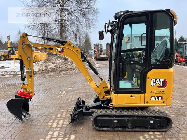 2024 Caterpillar 301.8-05A mini excavator, side view