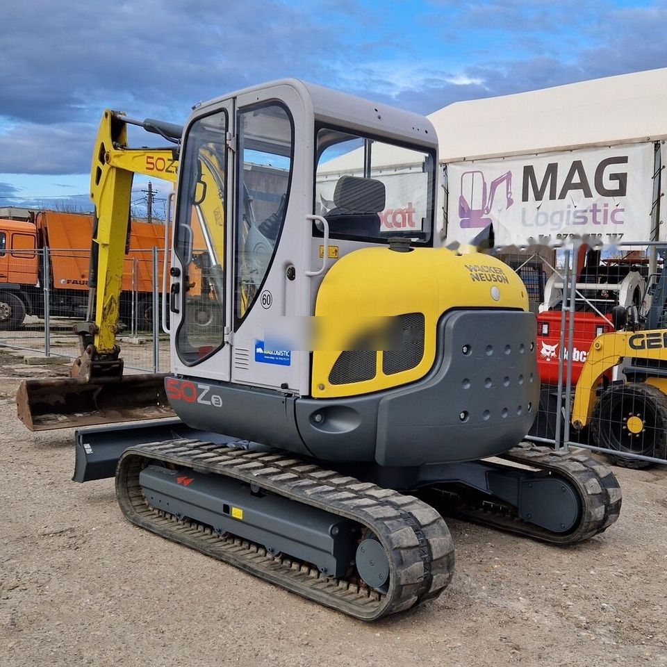 2010 Wacker Neuson 50Z3 mini excavator, rear three-quarter view 2010 Wacker Neuson 50Z3 mini excavator, rear three-quarter view