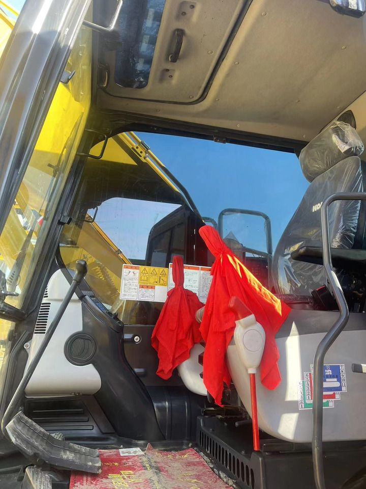 2023 Komatsu PC210-8 crawler excavator interior cab view 2023 Komatsu PC210-8 crawler excavator interior cab view