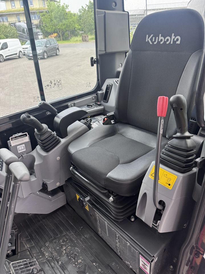 2023 Kubota KX037-4 mini excavator interior cab view