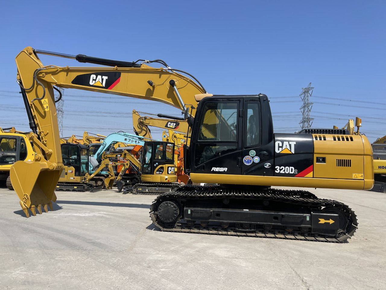 2023 Caterpillar 320D2 Raupenbagger, Seitenansicht 2023 Caterpillar 320D2 Raupenbagger, Seitenansicht