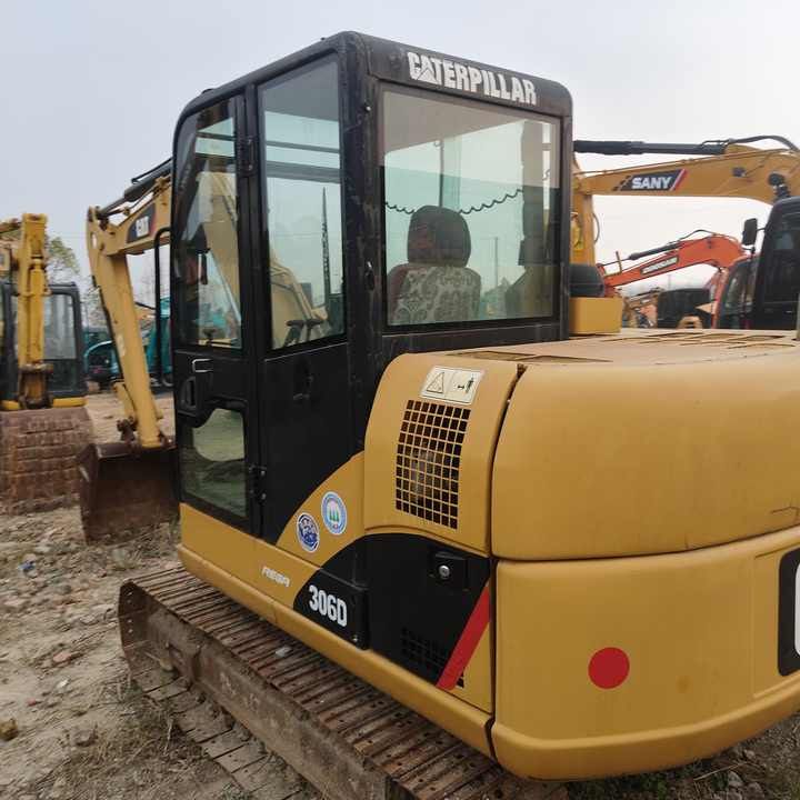 2011 Caterpillar 306D crawler excavator, rear three-quarter view 2011 Caterpillar 306D crawler excavator, rear three-quarter view