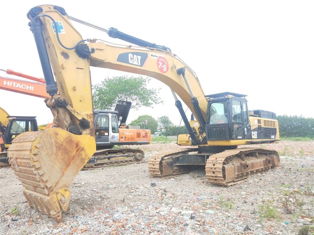 2022 Caterpillar 349DL crawler excavator, side view