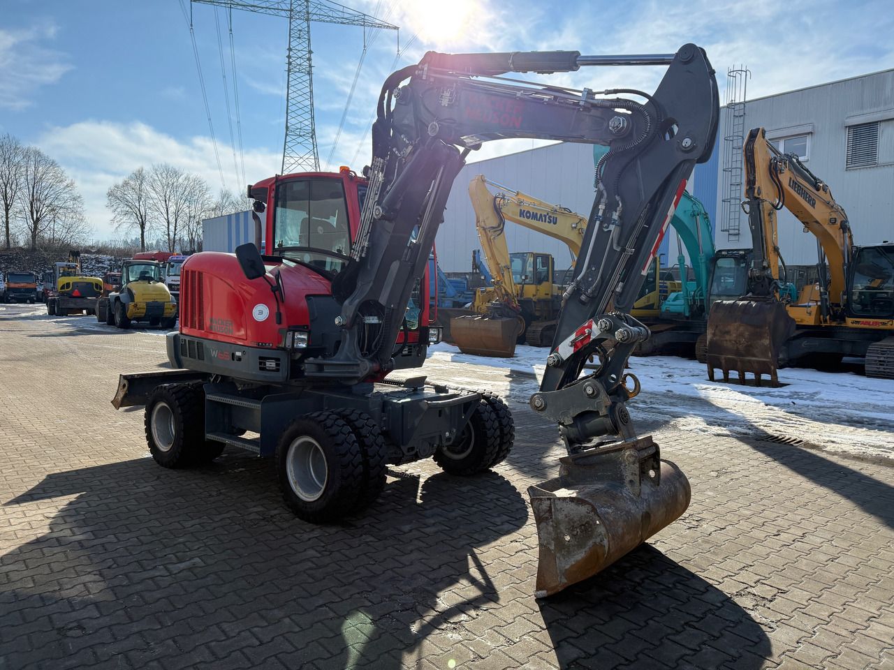 2019 Wacker Neuson EW65 wheel excavator, side profile view 2019 Wacker Neuson EW65 wheel excavator, side profile view
