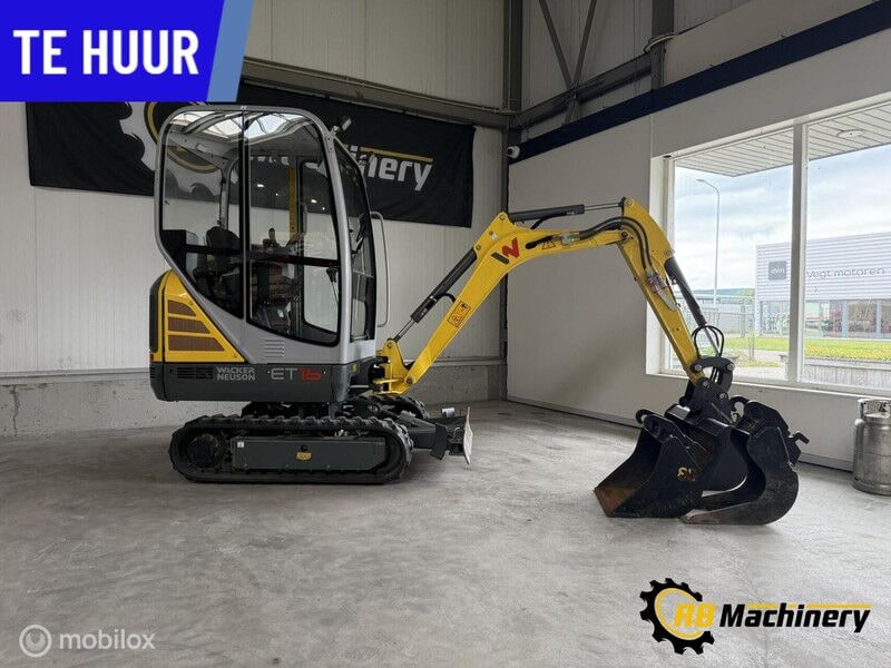 2022 Wacker Neuson ET16 mini excavator side view 2022 Wacker Neuson ET16 mini excavator side view