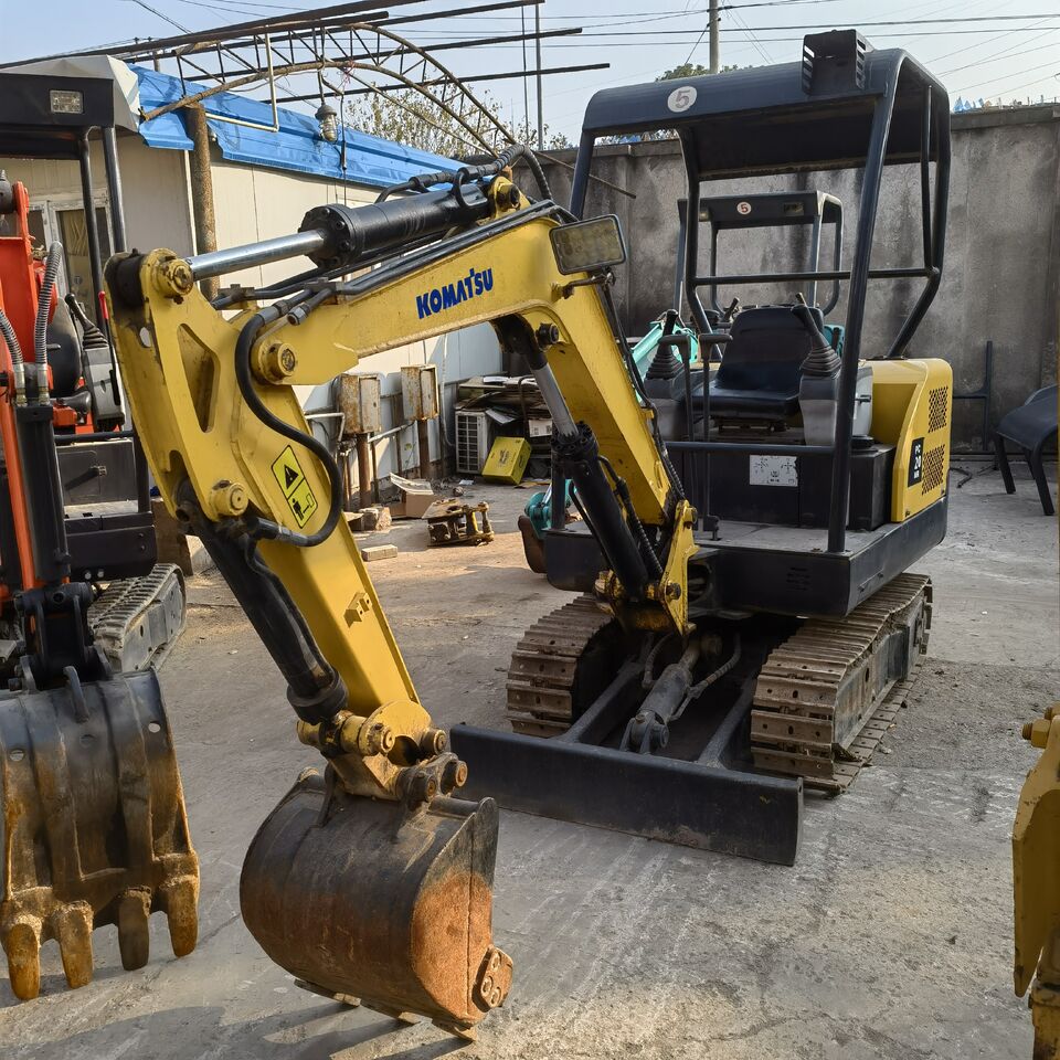 2023 Komatsu PC20MR mini excavator, front three-quarter view 2023 Komatsu PC20MR mini excavator, front three-quarter view