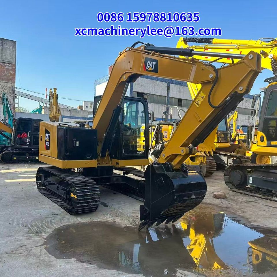 2023 Caterpillar 307 crawler excavator, side view 2023 Caterpillar 307 crawler excavator, side view