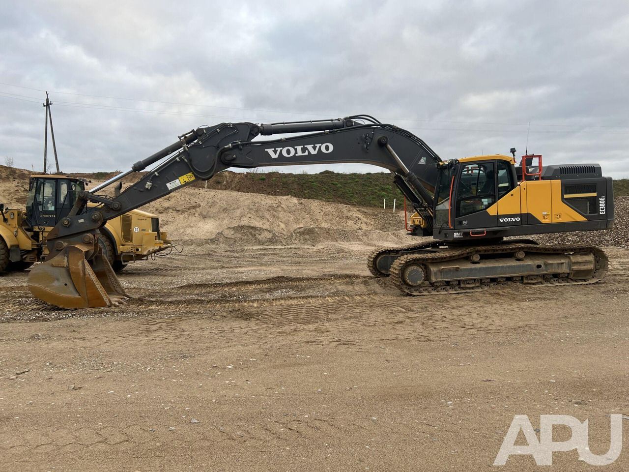 2023 Volvo EC380EL crawler excavator, side profile view