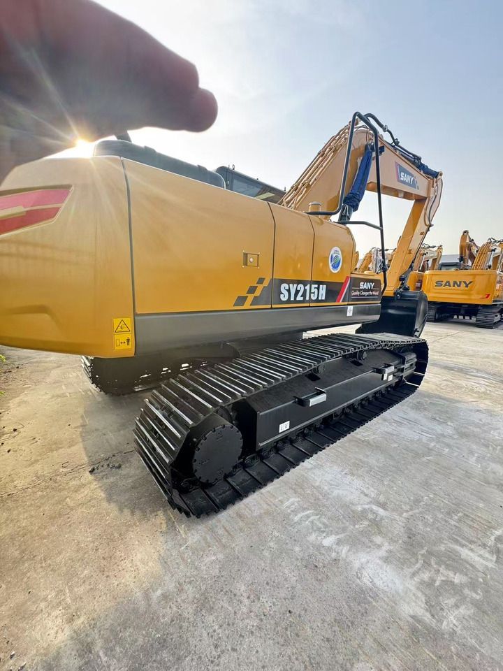 2026 Sany SY215H crawler excavator, rear three-quarter view