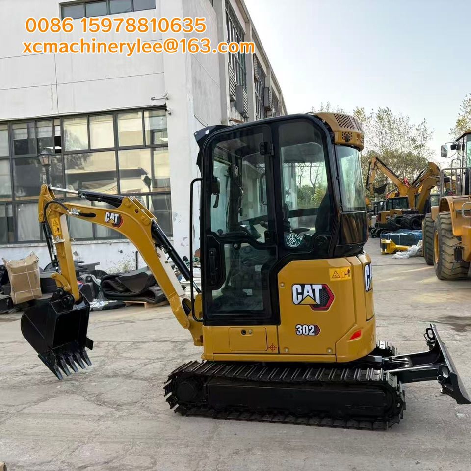 2025 Caterpillar 302 mini excavator, side profile view 2025 Caterpillar 302 mini excavator, side profile view
