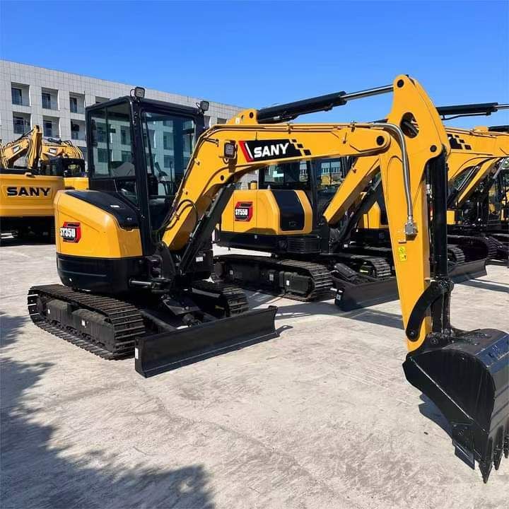 2026 Sany SY35U mini excavator, front three-quarter view 2026 Sany SY35U mini excavator, front three-quarter view