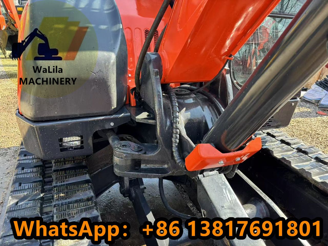 2023 Yanmar VIO80 crawler excavator boom and upper structure detail 2023 Yanmar VIO80 crawler excavator boom and upper structure detail