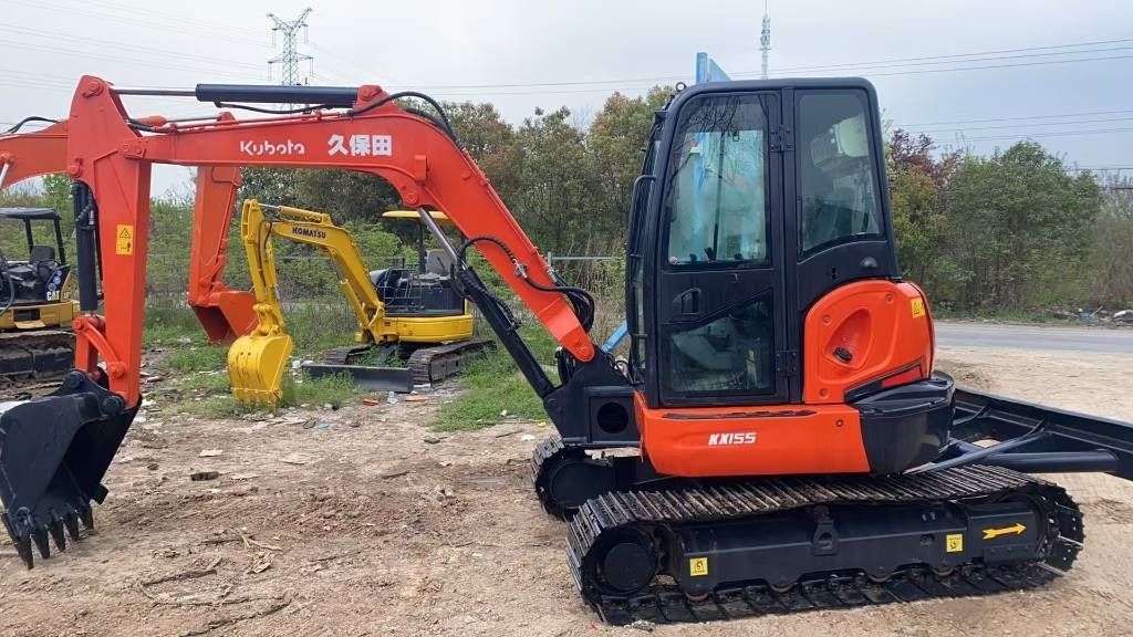 2023 Kubota KX155 mini excavator, side view 2023 Kubota KX155 mini excavator, side view