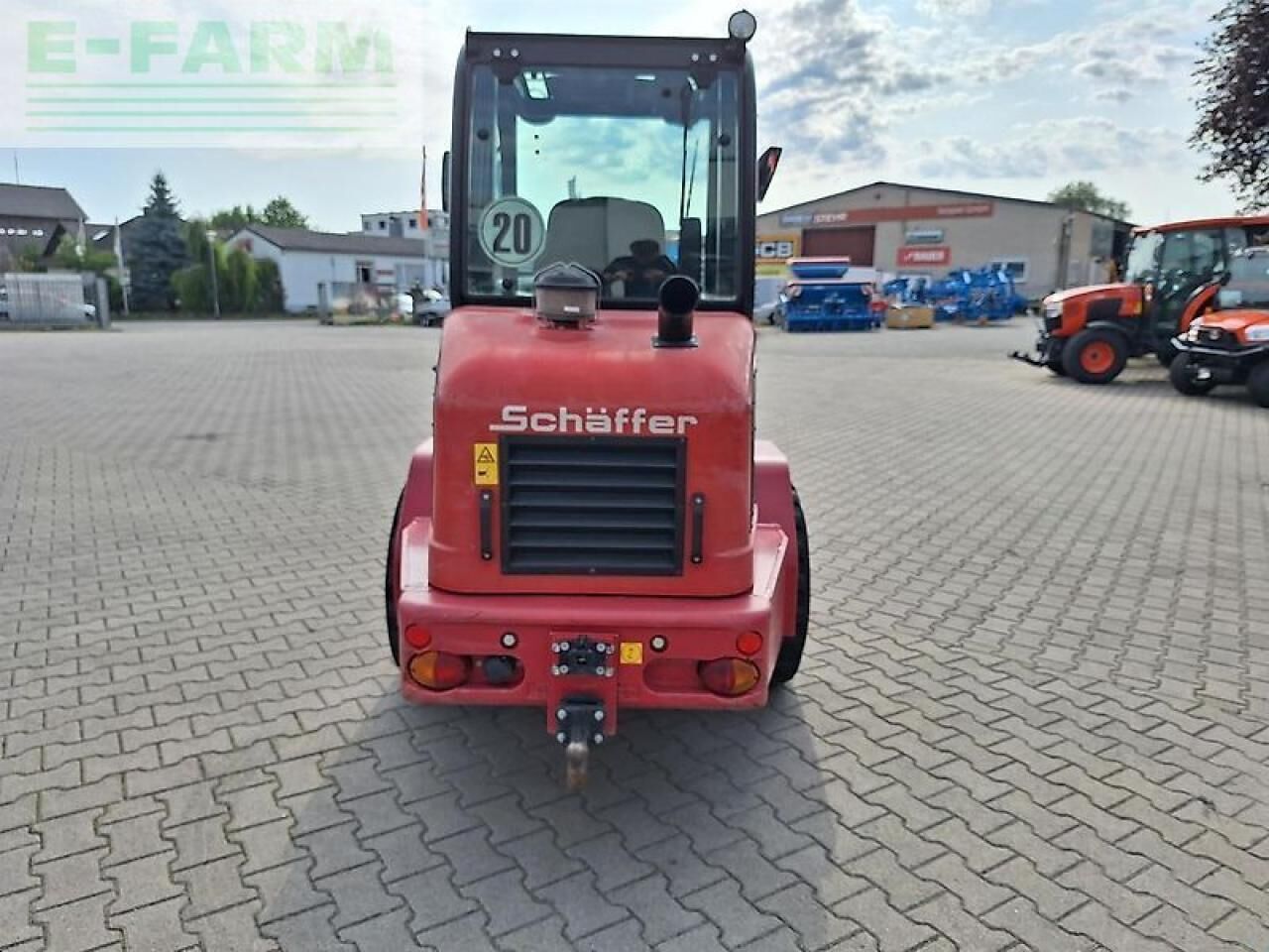 2011 Schäffer 3460 mini excavator, rear view 2011 Schäffer 3460 mini excavator, rear view
