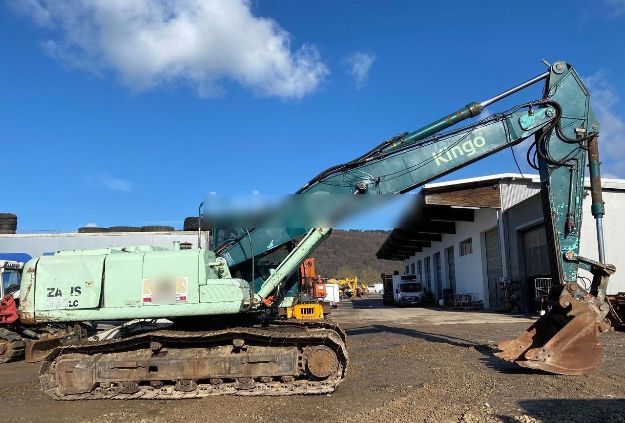 2008 Hitachi ZX350LC-3 crawler excavator, side profile view 2008 Hitachi ZX350LC-3 crawler excavator, side profile view