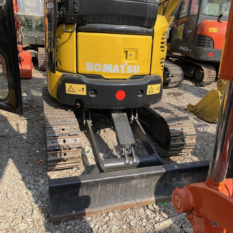 Komatsu PC30MR mini excavator, rear view