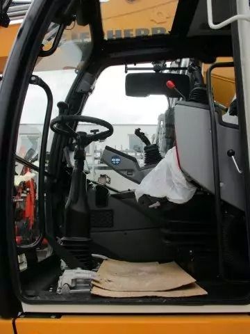 2023 Liebherr A914 LITRONIC G6.0-D wheel excavator cab interior 2023 Liebherr A914 LITRONIC G6.0-D wheel excavator cab interior