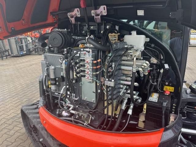 2025 Kubota U50-5 mini excavator engine compartment view 2025 Kubota U50-5 mini excavator engine compartment view