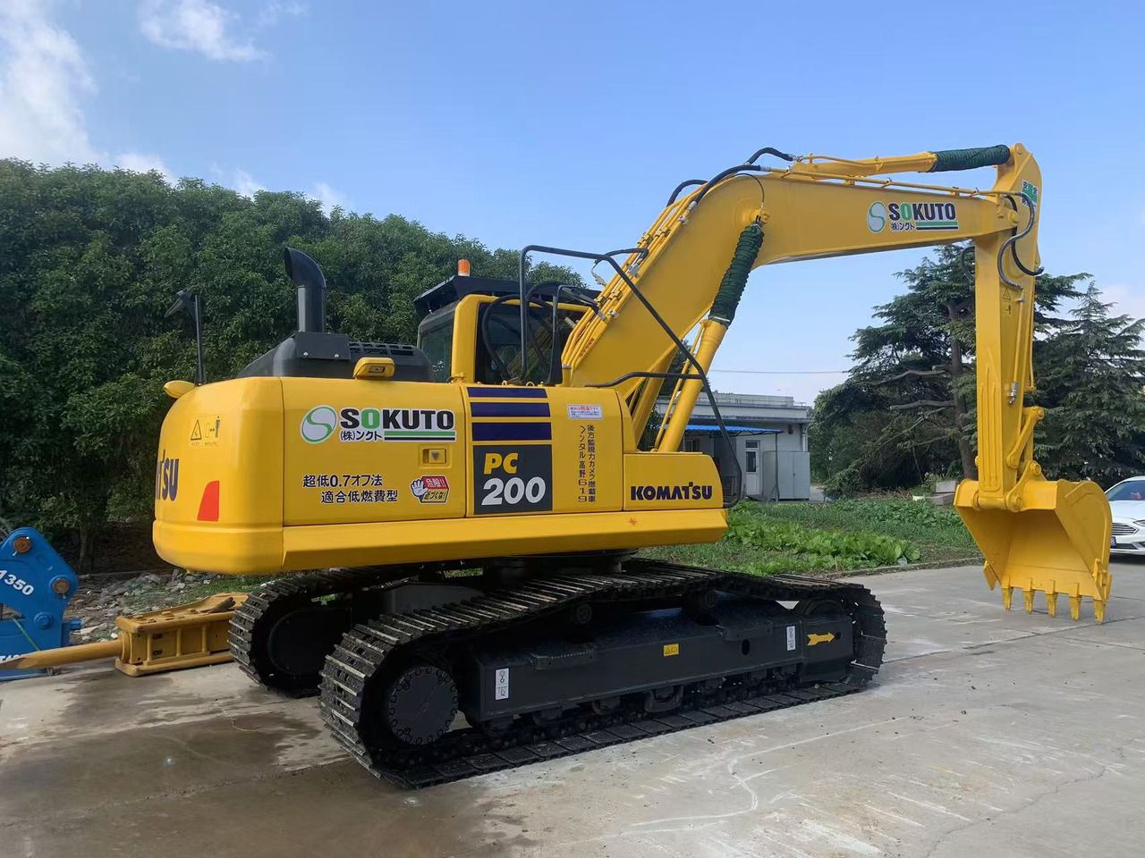 2023 Komatsu PC200-8 Raupenbagger, Seitenansicht 2023 Komatsu PC200-8 Raupenbagger, Seitenansicht