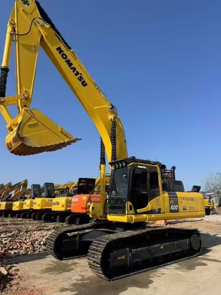 2023 Komatsu PC400-8 crawler excavator, side profile view