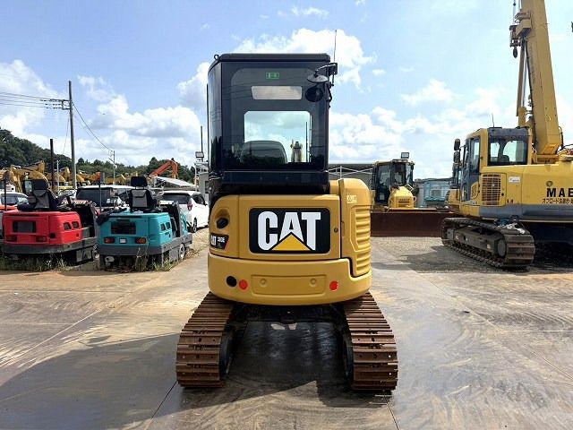 2014 Caterpillar 303E mini excavator, rear view 2014 Caterpillar 303E mini excavator, rear view