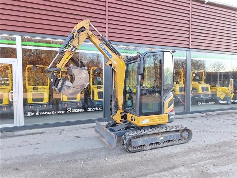 2022 XCMG XE27E mini excavator, side view