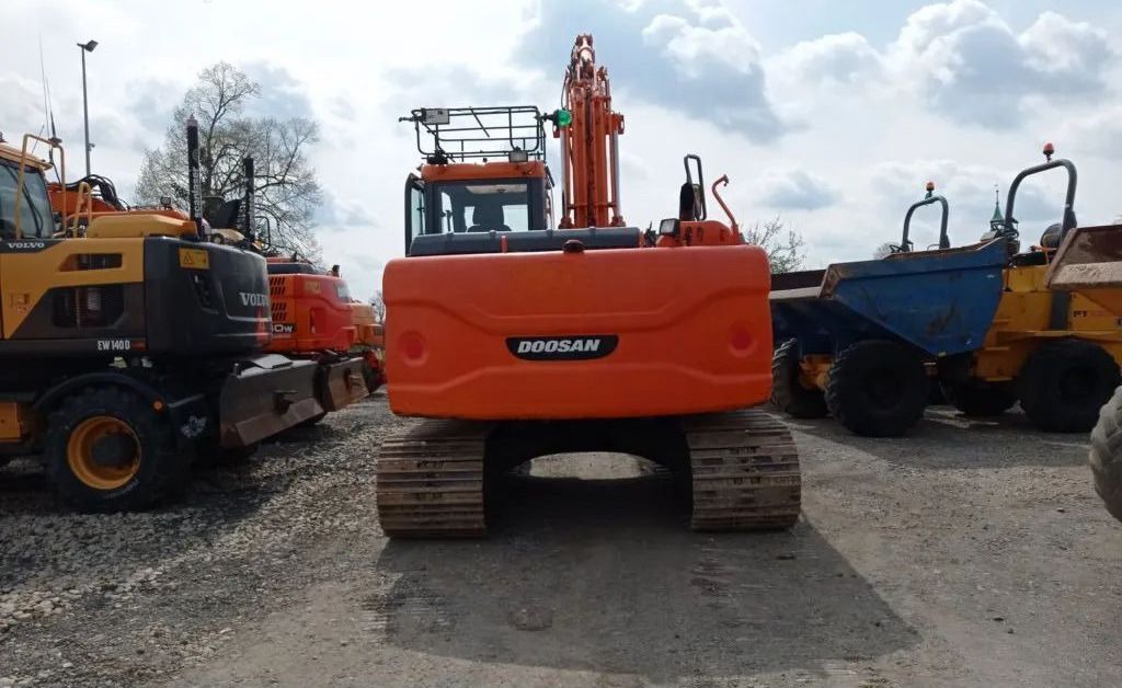 2014 Doosan DX140LC-3 crawler excavator, rear view